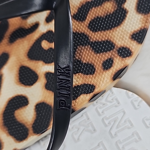 Pink Victoria's Secret Leopard Sandals Size Large - Picture 6 of 6